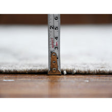 Load image into Gallery viewer, 8&#39;1&quot;x9&#39;9&quot; Agreeable Gray, Tribal Floral And Leaf Design, Wool Weft, Angora Oushak, Hand Knotted, Natural Dyes, Oriental Rug FWR531900