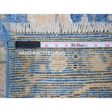 Load image into Gallery viewer, 8&#39;9&quot;x11&#39;10&quot; Ruddy Blue, Natural Dyes, Wool Weft And Hand Knotted, Afghan, Tribal Elements Design, Angora Oushak, Oriental Rug FWR532158