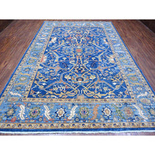 Load image into Gallery viewer, 8&#39;7&quot;x12&#39; Intel Blue, Bidjar Garus Design, Fine Aryana Collection, Natural Dyes, Vibrant Wool, Hand Knotted, Oriental Rug FWR532398