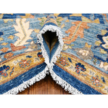 Load image into Gallery viewer, 8&#39;7&quot;x12&#39; Intel Blue, Bidjar Garus Design, Fine Aryana Collection, Natural Dyes, Vibrant Wool, Hand Knotted, Oriental Rug FWR532398