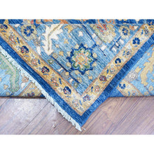 Load image into Gallery viewer, 8&#39;7&quot;x12&#39; Intel Blue, Bidjar Garus Design, Fine Aryana Collection, Natural Dyes, Vibrant Wool, Hand Knotted, Oriental Rug FWR532398