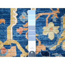 Load image into Gallery viewer, 8&#39;7&quot;x12&#39; Intel Blue, Bidjar Garus Design, Fine Aryana Collection, Natural Dyes, Vibrant Wool, Hand Knotted, Oriental Rug FWR532398