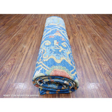 Load image into Gallery viewer, 8&#39;7&quot;x12&#39; Intel Blue, Bidjar Garus Design, Fine Aryana Collection, Natural Dyes, Vibrant Wool, Hand Knotted, Oriental Rug FWR532398