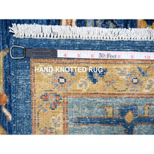 Load image into Gallery viewer, 8&#39;7&quot;x12&#39; Intel Blue, Bidjar Garus Design, Fine Aryana Collection, Natural Dyes, Vibrant Wool, Hand Knotted, Oriental Rug FWR532398