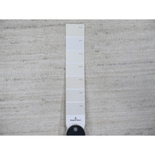 Load image into Gallery viewer, 8&#39;x9&#39;8&quot; Mercury White, Hand Knotted, All Natural Wool, Single Color With Plain Design, Shabby Chic, Natural Dyes, Modern Peshawar Oriental Rug FWR532422