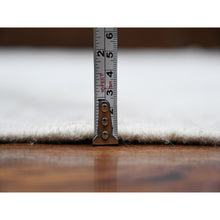Load image into Gallery viewer, 8&#39;x9&#39;8&quot; Mercury White, Hand Knotted, All Natural Wool, Single Color With Plain Design, Shabby Chic, Natural Dyes, Modern Peshawar Oriental Rug FWR532422