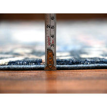 Load image into Gallery viewer, 10&#39;x13&#39;7&quot; Yankees Blue, Afghan Peshawar With Birds Of Paradise Design, Abrash, Vegetable Dyes, Pure Wool, Hand Knotted, Oriental Rug FWR532602