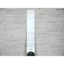 Load image into Gallery viewer, 8&#39;9&quot;x11&#39;9&quot; Titan White, Shabby Chic, Single Color, Natural Dyes With Plain Design, Pure And Soft Wool, Modern Peshawar, Hand Knotted, Oriental Rug FWR532656