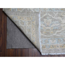 Load image into Gallery viewer, 14&#39;x17&#39; Cloud Gray, Dense Weave, Pure Wool, White Wash, Fine Peshawar With Mahal All Over Design, Oversized Oriental Rug FWR532710