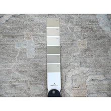 Load image into Gallery viewer, 14&#39;x17&#39; Cloud Gray, Dense Weave, Pure Wool, White Wash, Fine Peshawar With Mahal All Over Design, Oversized Oriental Rug FWR532710