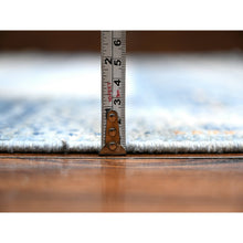 Load image into Gallery viewer, 8&#39;3&quot;x9&#39;6&quot; Steel Blue, Fine Kashkuli Gabbeh, Hand Knotted, All Natural Wool, Vegetable Dyes With Small Animals And Human Figurines, Oriental Rug FWR532734