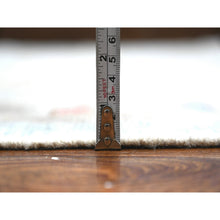 Load image into Gallery viewer, 9&#39;x12&#39;6&quot; Quilt Blue, Village Medallions All Over Design, Natural Dyes With Wool Foundation, Afghan, Hand Knotted, Angora Oushak, Oriental Rug FWR532764