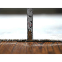 Load image into Gallery viewer, 6&#39;1&quot;x9&#39;4&quot; Cadet Gray, Wool Weft With Hand Knotted, Rural Elements All Over Design, Afghan Angora Oushak, Oriental Rug FWR532800