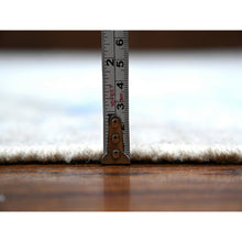 Load image into Gallery viewer, 9&#39;1&quot;x11&#39;7&quot; Vintage Gray, Hand Knotted, Wool Weft, Vegetable Dyes, Willow And Cypress Tree Design, Afghan Angora Oushak, Oriental Rug FWR533028