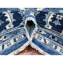 Load image into Gallery viewer, 8&#39;1&quot;x9&#39;8&quot; Azure Blue, All Natural Wool, Mahal Design All Over, Hand Knotted, Natural Dyes, Oriental Rug FWR533076