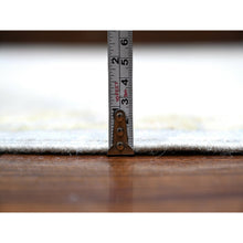 Load image into Gallery viewer, 8&#39;10&quot;x11&#39;8&quot; Steel Blue, Hand Knotted, Afghan Natural Dyes, Wool Weft, Village Motifs All Over Design, Angora Oushak, Oriental Rug FWR533256