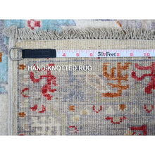 Load image into Gallery viewer, 2&#39;6&quot;x12&#39;4&quot; Snowbound White, Ancient North West Persian Design, Aryana Collection, Vegetable Dyes, Hand Spun Wool, Hand Knotted, Runner Oriental Rug FWR533334