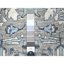 Load image into Gallery viewer, 2&#39;5&quot;x10&#39;8&quot; Repose Gray, Denser Weave, Karajeh Design North West Persian, Peshawar Fine Aryana Collection, Hand Knotted All Wool, Natural Dyes, Runner Oriental Rug FWR533394