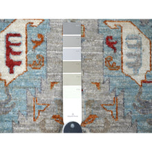 Load image into Gallery viewer, 2&#39;5&quot;x7&#39;8&quot; Galactic Tint Gray, Densely Woven Fine Aryana With Ancient North West Persian Design, Hand Knotted And Velvety Wool, Vegetable Dyes, Runner Oriental Rug FWR533406