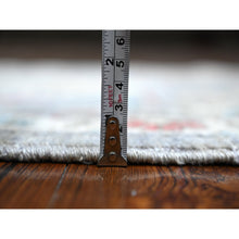 Load image into Gallery viewer, 2&#39;6&quot;x6&#39; Binary Star Gray, Fine Aryana Collection, Hand Knotted North West Persian Design, Vegetable Dyes, Natural Wool, Short Runner Oriental Rug FWR533430