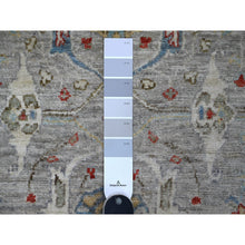 Load image into Gallery viewer, 3&#39;x11&#39;7&quot; Dorian Gray, Hand Knotted Bidjar Garus Design, Soft And Velvety Wool, Natural Dyes, Runner Fine Aryana Collection Oriental Rug FWR533436