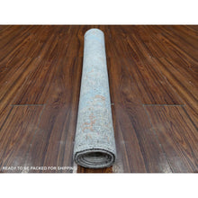 Load image into Gallery viewer, 3&#39;1&quot;x5&#39; Agreeable Gray, Washed Out North West Persian Design, Hand Knotted Vegetable Dyes, Organic Wool, Oriental Rug FWR533454