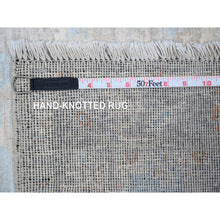 Load image into Gallery viewer, 3&#39;1&quot;x5&#39; Agreeable Gray, Washed Out North West Persian Design, Hand Knotted Vegetable Dyes, Organic Wool, Oriental Rug FWR533454