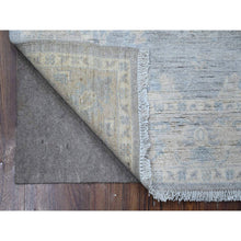 Load image into Gallery viewer, 3&#39;x5&#39; Steely Gray, Washed Out Zeiglar Mahal Design, Natural Dyes, Shiny Wool, Hand Knotted Oriental Rug FWR533460