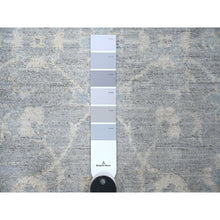 Load image into Gallery viewer, 3&#39;x5&#39; Steely Gray, Washed Out Zeiglar Mahal Design, Natural Dyes, Shiny Wool, Hand Knotted Oriental Rug FWR533460