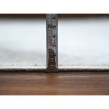 Load image into Gallery viewer, 8&#39;8&quot;x11&#39;7&quot; Ice Gray, Vegetable Dyes, Extra Soft Wool Weft, Faded Angora Oushak, Hand Knotted, Rural Elements All Over Design, Oriental Rug FWR533538