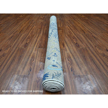 Load image into Gallery viewer, 6&#39;x8&#39;5&quot; Grandma Gray, Afghan Peshawar With Birds Of Paradise, Hand Knotted Tree Of Life, Natural Dyes, 100% Wool, Oriental Rug FWR533670