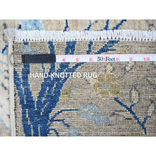 Load image into Gallery viewer, 6&#39;x8&#39;5&quot; Grandma Gray, Afghan Peshawar With Birds Of Paradise, Hand Knotted Tree Of Life, Natural Dyes, 100% Wool, Oriental Rug FWR533670