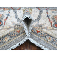 Load image into Gallery viewer, 9&#39;2&quot;x12&#39; Parma Gray, Fine Aryana Heriz All Over Design, Soft And Vibrant Wool, Natural Dyes, Peshawar Hand Knotted Oriental Rug FWR533730