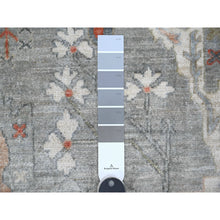 Load image into Gallery viewer, 9&#39;2&quot;x12&#39; Parma Gray, Fine Aryana Heriz All Over Design, Soft And Vibrant Wool, Natural Dyes, Peshawar Hand Knotted Oriental Rug FWR533730