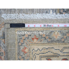 Load image into Gallery viewer, 9&#39;2&quot;x12&#39; Parma Gray, Fine Aryana Heriz All Over Design, Soft And Vibrant Wool, Natural Dyes, Peshawar Hand Knotted Oriental Rug FWR533730