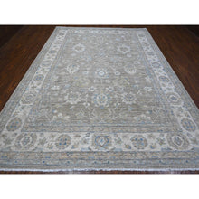 Load image into Gallery viewer, 9&#39;x11&#39;10&quot; Dovetail Gray, Soft Wool, Natural Dyes, Densely Woven Fine Peshawar All Over Mahal Design, Hand Knotted Oriental Rug FWR533748