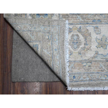 Load image into Gallery viewer, 9&#39;x11&#39;10&quot; Dovetail Gray, Soft Wool, Natural Dyes, Densely Woven Fine Peshawar All Over Mahal Design, Hand Knotted Oriental Rug FWR533748