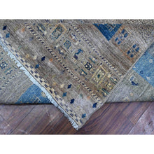 Load image into Gallery viewer, 9&#39;1&quot;x11&#39;8&quot; Mindful Gray, Fine Kashkuli Gabbeh With Small Animals Figurines, Hand Knotted Natural Wool, Vegetable Dyes, Oriental Rug FWR533850