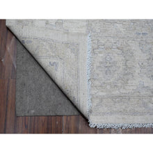 Load image into Gallery viewer, 9&#39;1&quot;x11&#39;5&quot; Bistro White, Fine Ziegler Mahal All Over Design Washed Out Peshawar, All Wool Hand Knotted Oriental Rug FWR533922