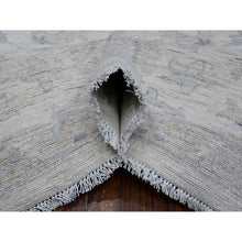 Load image into Gallery viewer, 9&#39;1&quot;x11&#39;5&quot; Bistro White, Fine Ziegler Mahal All Over Design Washed Out Peshawar, All Wool Hand Knotted Oriental Rug FWR533922