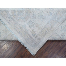 Load image into Gallery viewer, 9&#39;1&quot;x11&#39;5&quot; Bistro White, Fine Ziegler Mahal All Over Design Washed Out Peshawar, All Wool Hand Knotted Oriental Rug FWR533922