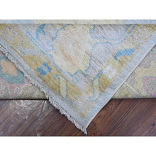 Load image into Gallery viewer, 8&#39;10&quot;x11&#39;7&quot; Cloud Gray, Wool Weft, Natural Dyes, All Over Rural Elements Design, Hand Knotted, Afghan Angora Oushak, Oriental Rug FWR533940