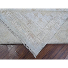 Load image into Gallery viewer, 9&#39;x11&#39;10&quot; Medium Gray, Wool Weft, Vegetable Dyes, Hand Knotted, Village Medallions All Over Design, Afghan Angora Oushak, Oriental Rug FWR533946