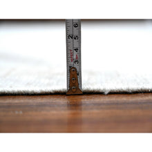 Load image into Gallery viewer, 9&#39;x11&#39;10&quot; Medium Gray, Wool Weft, Vegetable Dyes, Hand Knotted, Village Medallions All Over Design, Afghan Angora Oushak, Oriental Rug FWR533946