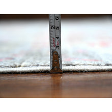 Load image into Gallery viewer, 9&#39;x12&#39; Delray Gray, Afghan Peshawar Bird Paradise Design, Hand Knotted, Organic Wool Abrash, Vegetable Dyes, Oriental Rug FWR533958
