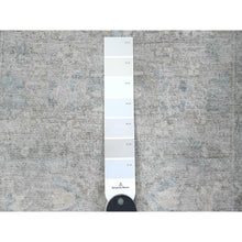 Load image into Gallery viewer, 1&#39;9&quot;x3&#39; Repose Gray, Vegetable Dyes, Hand Knotted Soft and Velvety Wool, Mahal All Over Design Washed Out Peshawar, Mat Oriental Rug FWR534222