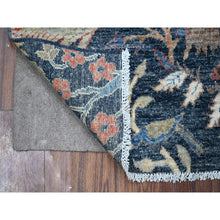 Load image into Gallery viewer, 3&#39;1&quot;x5&#39; Prussian Blue, Vegetable Dyes, All Wool, Abrash, Afghan Peshawar With Birds of Paradise, Hand Knotted Tree Of Life Design, Oriental Rug FWR534354