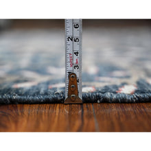 Load image into Gallery viewer, 3&#39;1&quot;x5&#39; Prussian Blue, Vegetable Dyes, All Wool, Abrash, Afghan Peshawar With Birds of Paradise, Hand Knotted Tree Of Life Design, Oriental Rug FWR534354