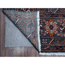 Load image into Gallery viewer, 9&#39;x12&#39;1&quot; Iron Frost Gray, Pure Wool Hand Knotted Afghan Super Kazak, Natural Dyes, Tribal And Geometric Pattern Oriental Rug FWR534504