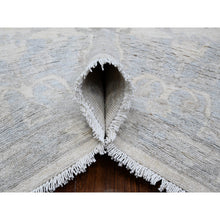 Load image into Gallery viewer, 8&#39;10&quot;x11&#39;7&quot; Egg White, Ziegler Mahal Design White Wash Peshawar, Hand Knotted, Natural Dyes, 100% Wool, Oriental Rug FWR534864